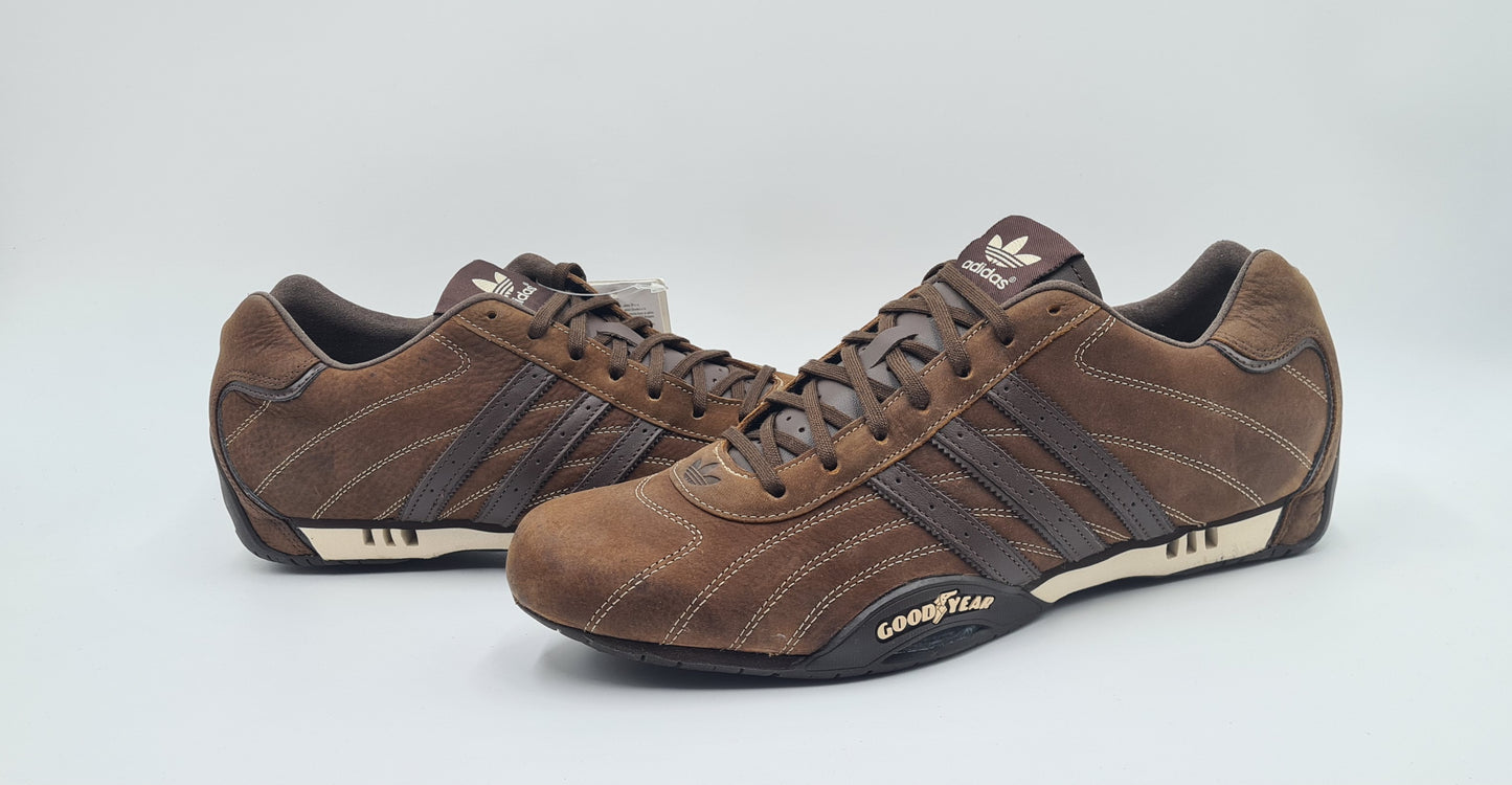 *NEU* 2013 Adidas Adi Racer Low Good Year Braun Gr. UK 12 / EUR 47 1/3