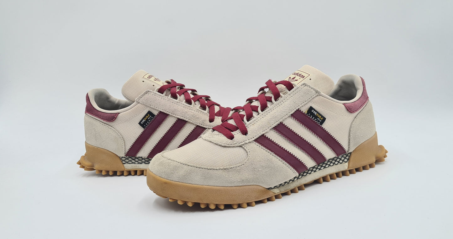 *Good condition* 2023 Adidas Marathon TR Cordura Beige / Red UK 10 / EUR 44 2/3
