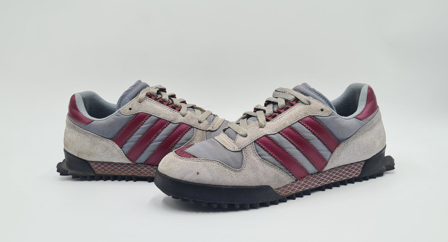 2002 Adidas Marathon TR Retro Gray Red UK 8 / EUR 42