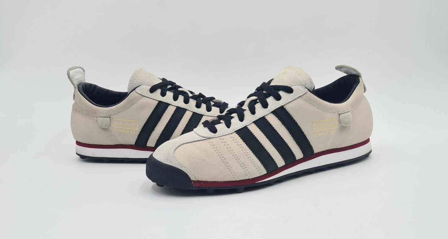*TOP* Vintage 2009 Adidas Chile 62 Retro Grau UK 9,5 / EUR 44