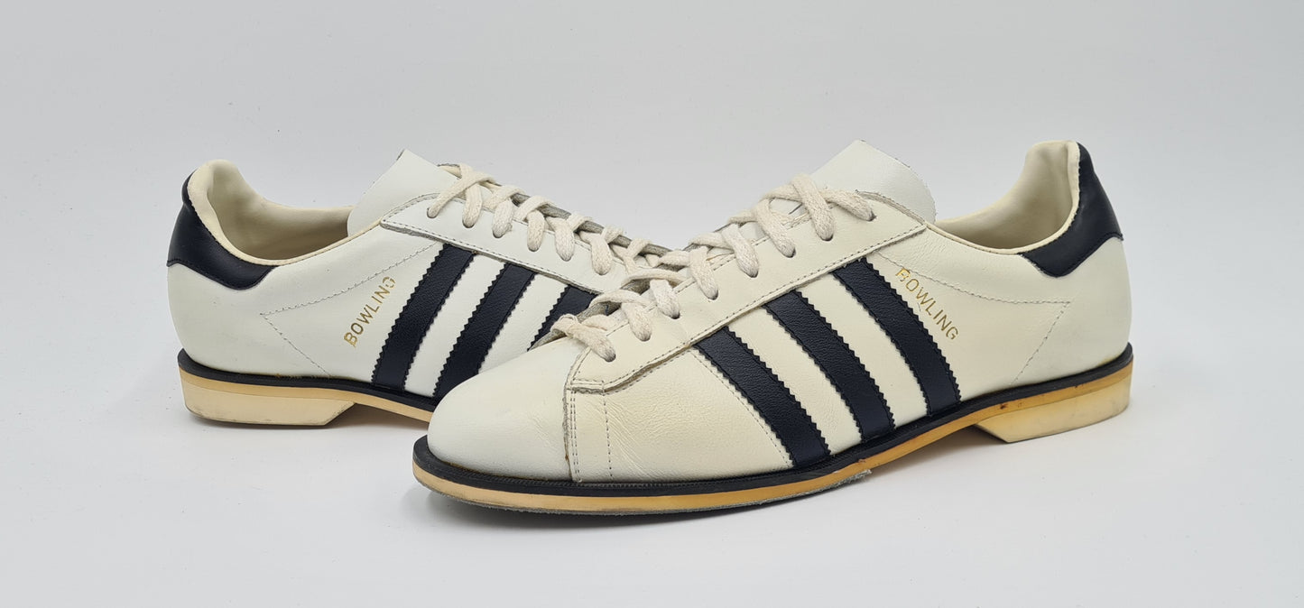 *TOP* Vintage 1980er Adidas Bowling Schuhe Gr. UK 6,5 / EUR 40