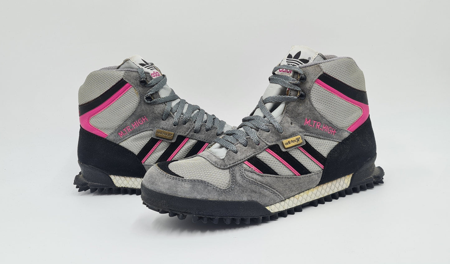 *TOP* 1980er Adidas Marathon TR High aditex Yugoslavia UK 8,5 / EUR 42 2/3