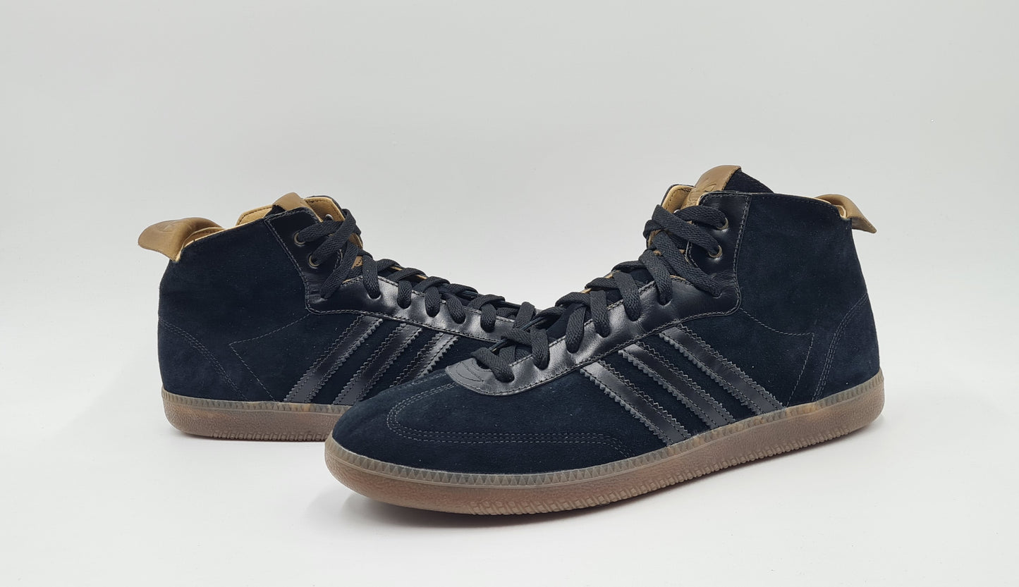 *NEW* 2010 Adidas Samba Mid Black UK 11.5 / EUR 46 2/3