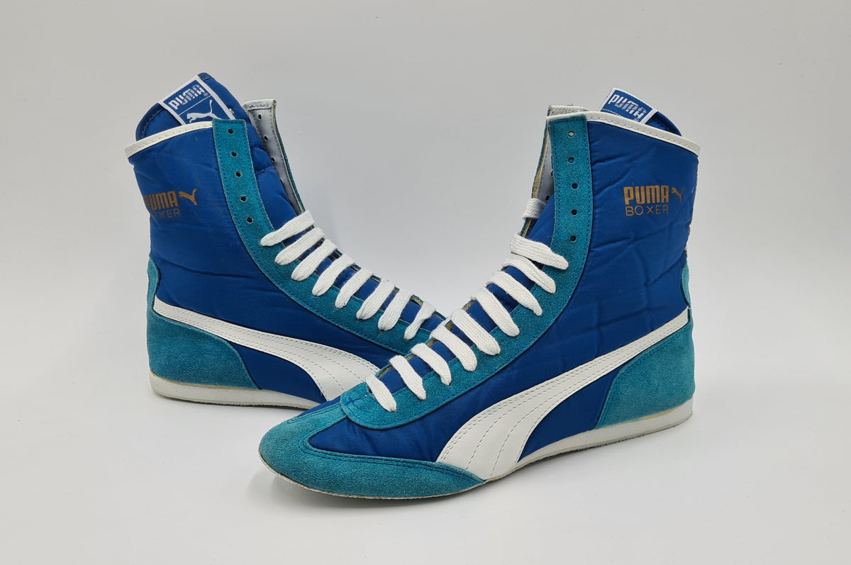 *NEU* Vintage 1980er Puma Boxer Boxschuhe Taiwan Gr. UK 9 / EUR 43