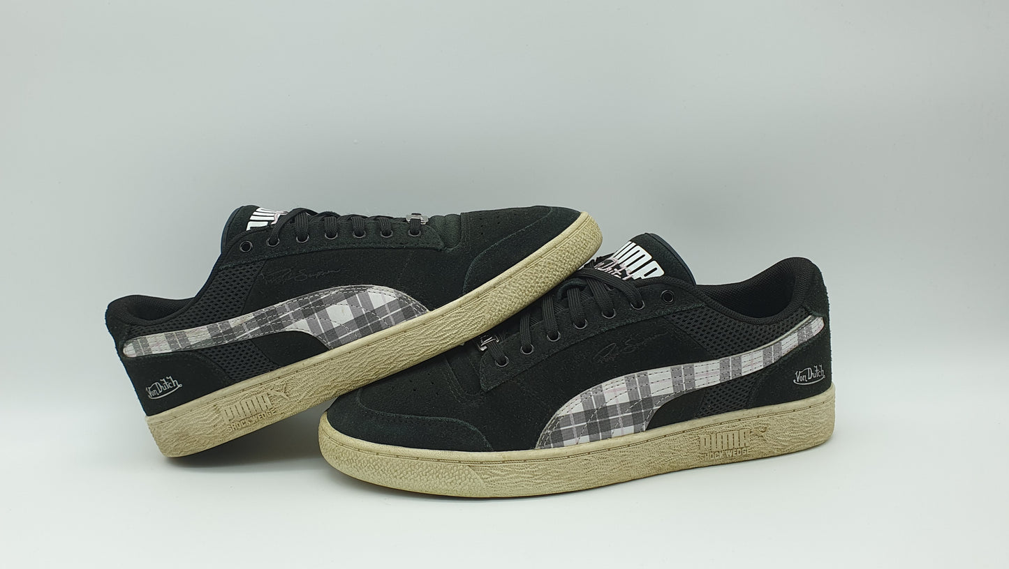 Puma X Von Dutch Ralph Sampson Lo 'Plaid Print Stripes' Gr. UK 8,5 / EUR 42,5