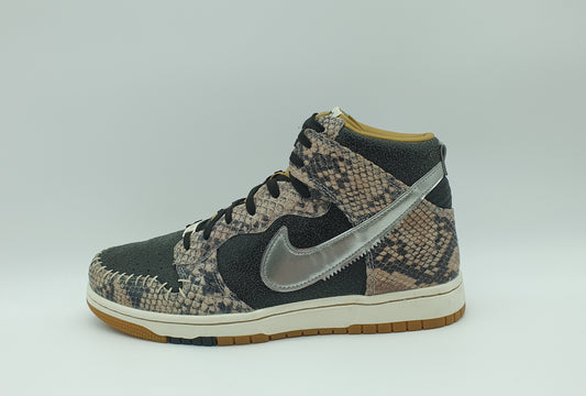 *NEW* 2014 Nike Dunk High CMFT Premium QS Snakeskin Size UK 8.5 / EUR 43