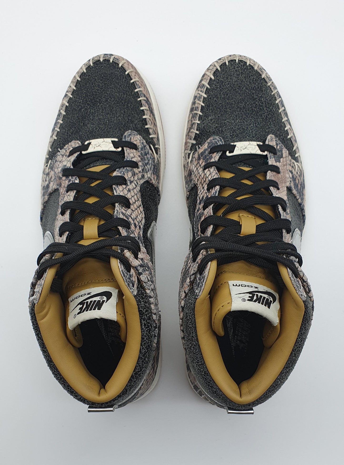 *NEW* 2014 Nike Dunk High CMFT Premium QS Snakeskin Size UK 8.5 / EUR 43