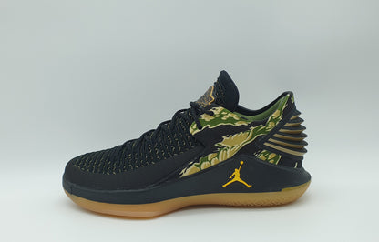 *LIKE NEW* 2017 Nike Air Jordan XXXII 32 Low Flyknit 'Camo' City of Flight UK 9 / EUR 44