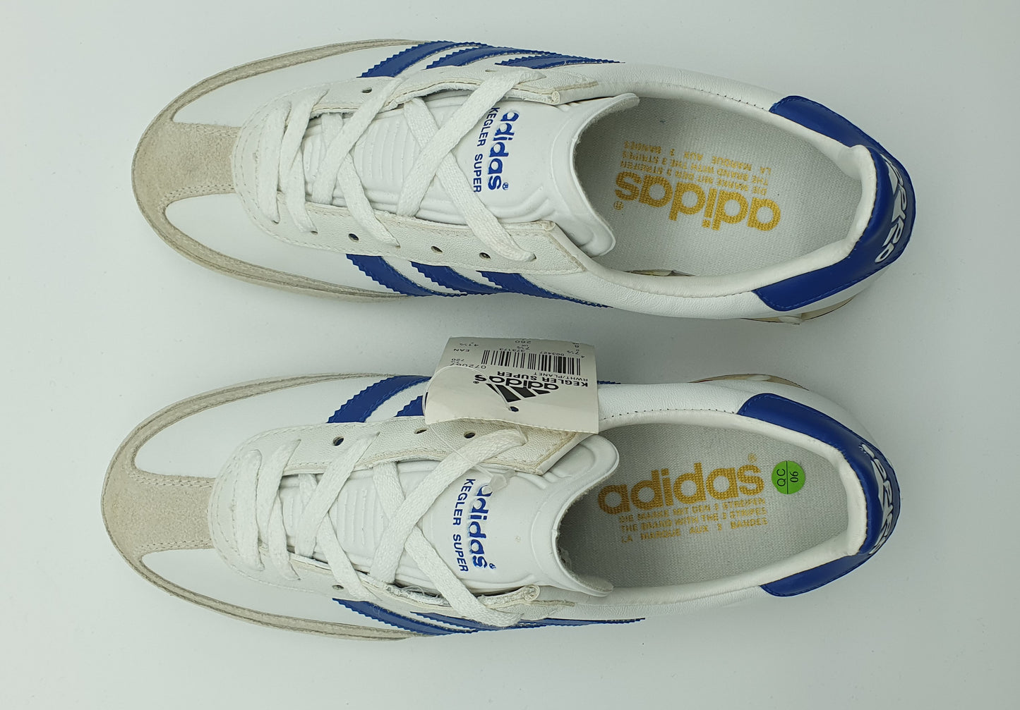 *NEW* Vintage 2001 Adidas Kegler Super Retro UK 7.5 / EUR 41 1/3