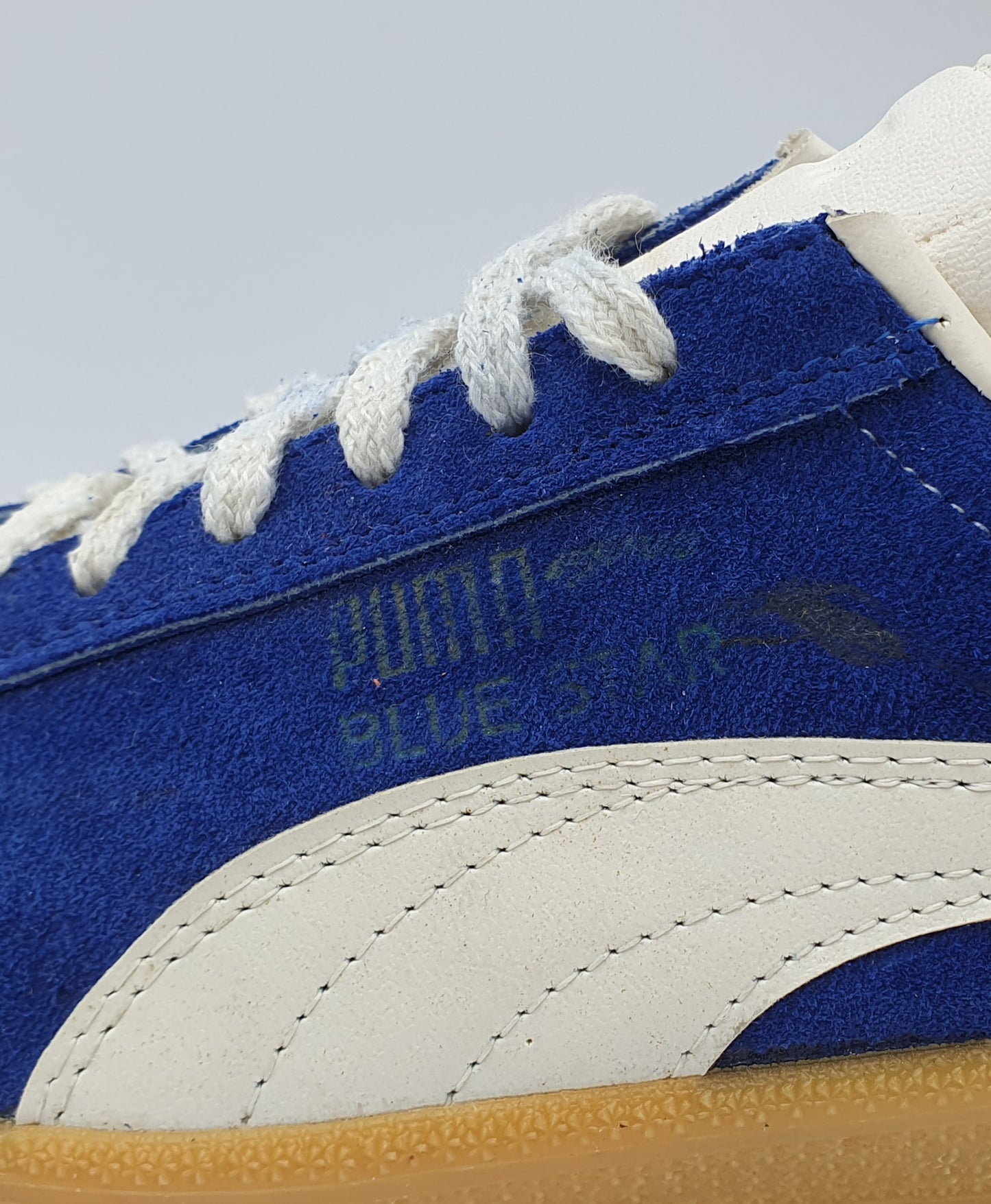 *TOP* Vintage 1980er Puma Blue Star Gr. UK 11,5 / EUR 46,5