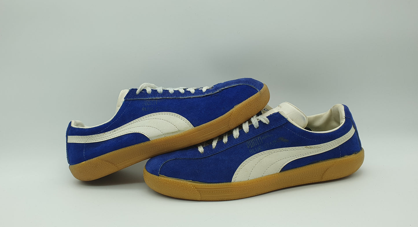 *TOP* Vintage 1980er Puma Blue Star Gr. UK 11,5 / EUR 46,5