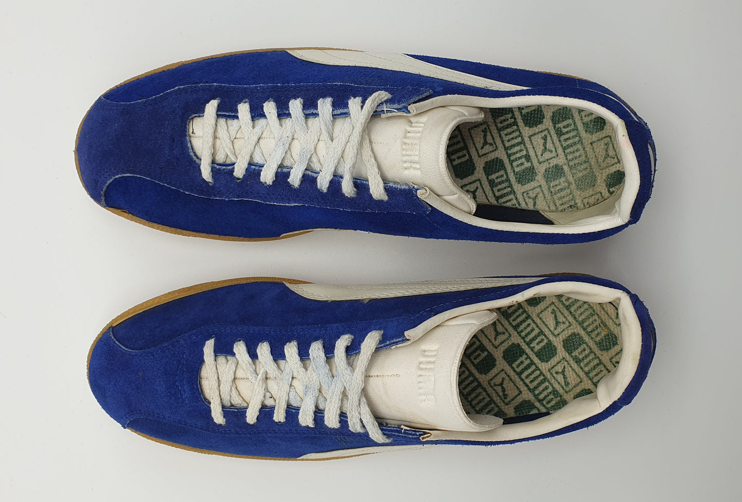 *TOP* Vintage 1980er Puma Blue Star Gr. UK 11,5 / EUR 46,5