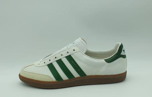 *NEU* Vintage 1980er Adidas Universal mit grünen Streifen UK 8,5 / EUR 42 2/3