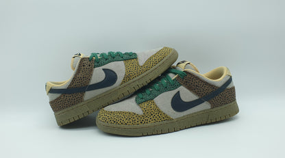*VGC* 2022 Nike Dunk Low Safari 'Golden Moss' UK 9.5 / EUR 44.5