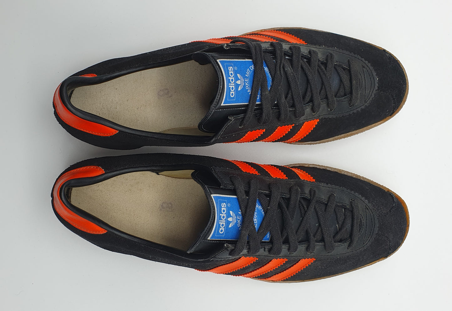 *WIE NEU* Vintage 1970er Adidas Brüssel Made in West Germany UK 8,5 / EUR 42 2/3