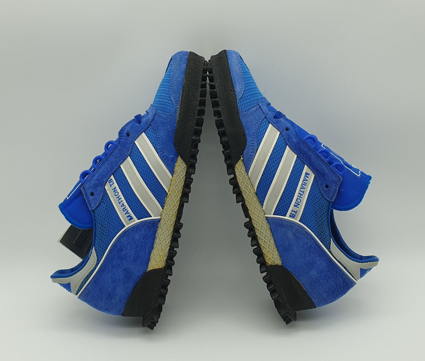 *NEW* Vintage 1980s Adidas Marathon TR Blue UK 8 / EUR 42
