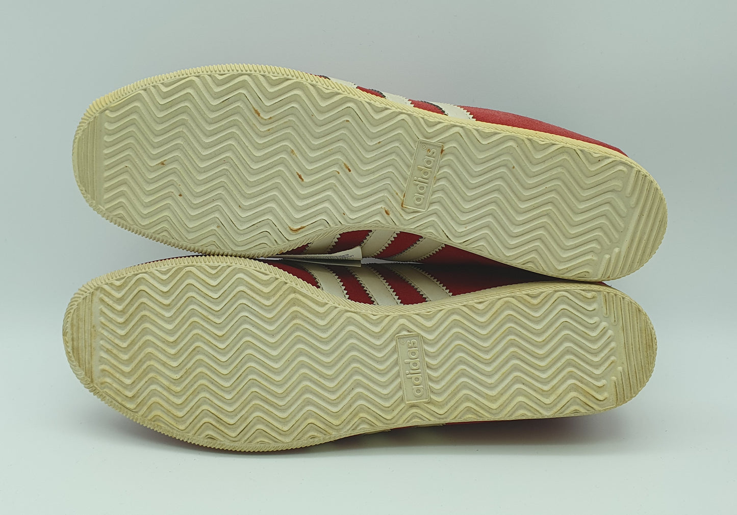 *NEU* 2003 Adidas Rekord Satin Rot Gr. UK 11 / EUR 46