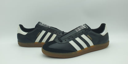 *BNIB* Vintage 1980s Adidas Samba black Made in West Germany UK 8.5 / EUR 42 2/3