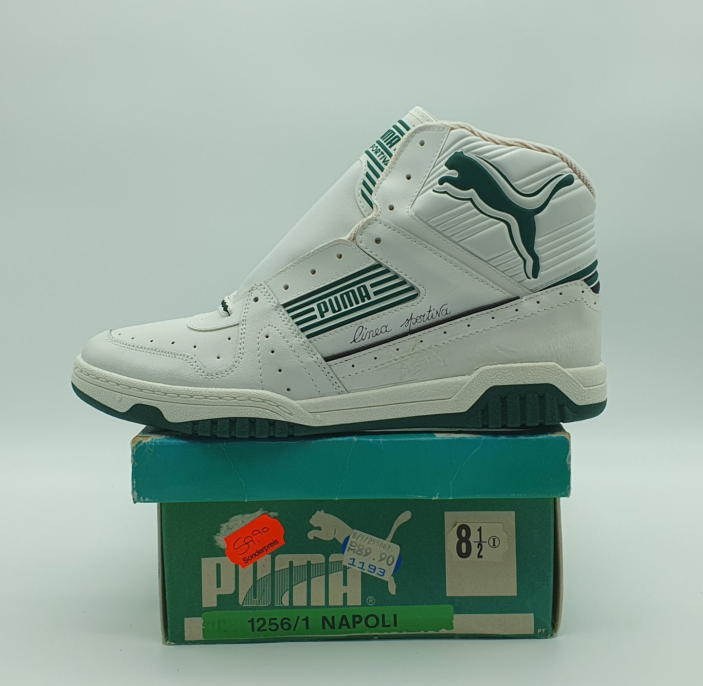*NEU* Vintage 1980er Puma Napoli Gr. UK 8,5 / EUR 42,5
