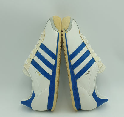 *NEU* Vintage 1980er Adidas Rom mit blauen Streifen UK 9 / EUR 43 1/3