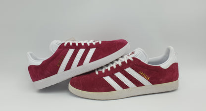 *NEW* 2018 Adidas Gazelle 2 Retro Bordeaux Red UK 9 / EUR 43 1/3