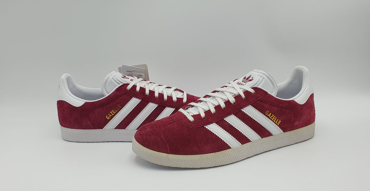 *NEW* 2018 Adidas Gazelle 2 Retro Bordeaux Red UK 9 / EUR 43 1/3
