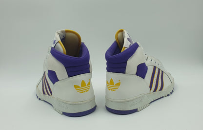 *NEU* Vintage 1980er Adidas Connector Hi Lakers UK 9,5 / EUR 44
