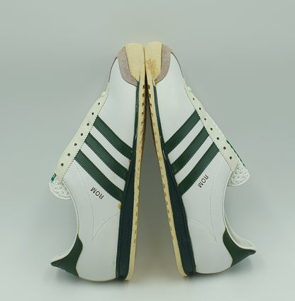 *BNIB* Vintage 1980s Adidas Rom with green stripes UK 13 / EUR 48 2/3 #2