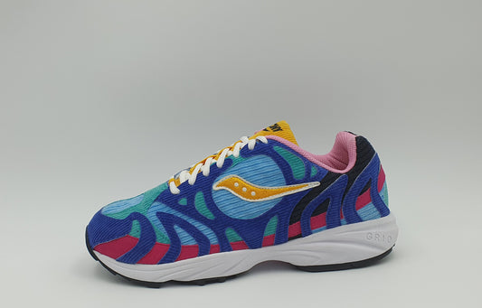 *NEU* Saucony Grid Azura 2000 "Patchwork" Sample Gr. UK 8 / EUR 42,5