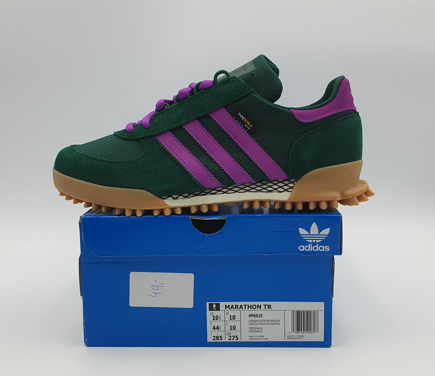 *BNIB* 2023 Adidas Marathon TR Cordura Green / Purple UK 10 / EUR 44 2/3