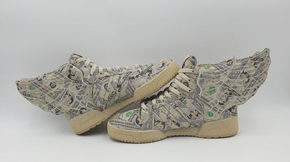 *VGC* 2013 Adidas JS Wings 2.0 'Money' Jeremy Scott UK 8.5 / EUR 42 2/3