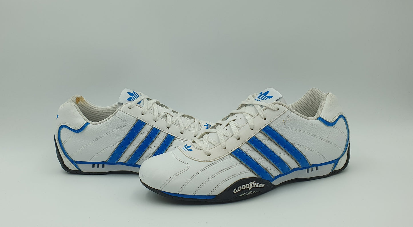 *VGC* 2014 Adidas Adiracer Low M Good Year White Blue UK 9 / EUR 43 1/3
