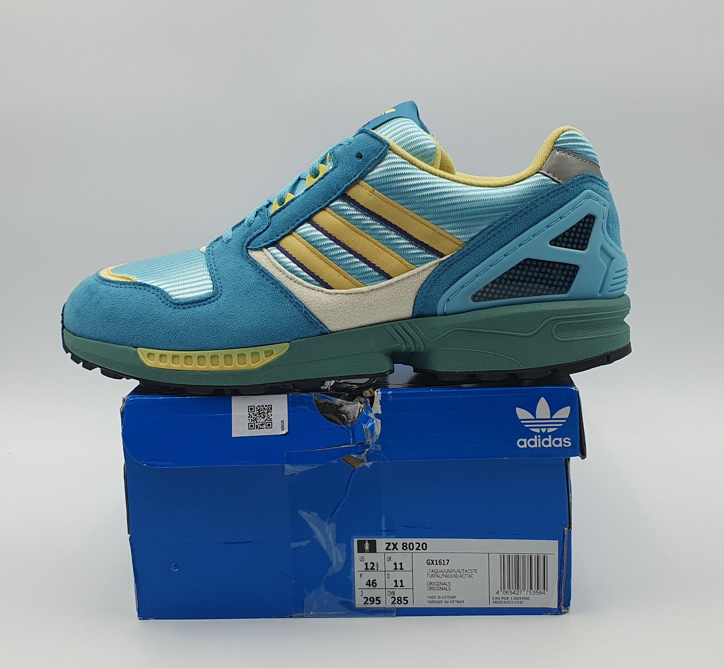 *BNIB* 2022 Adidas ZX 8020 Light Aqua UK 11 / EUR 46