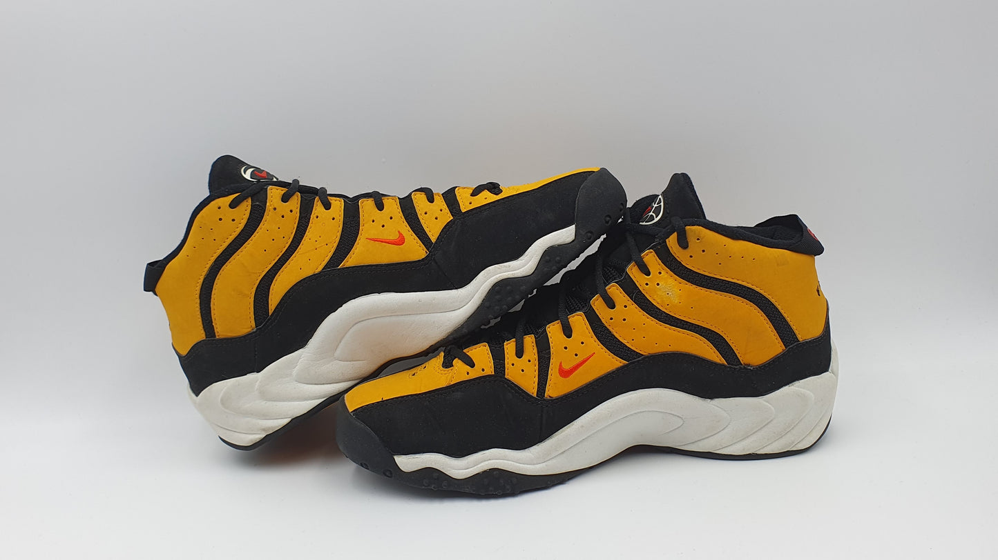 *TOP* Vintage 1997 Nike Air Zoom Flight 1.0 gelb UK 10 / EUR 45