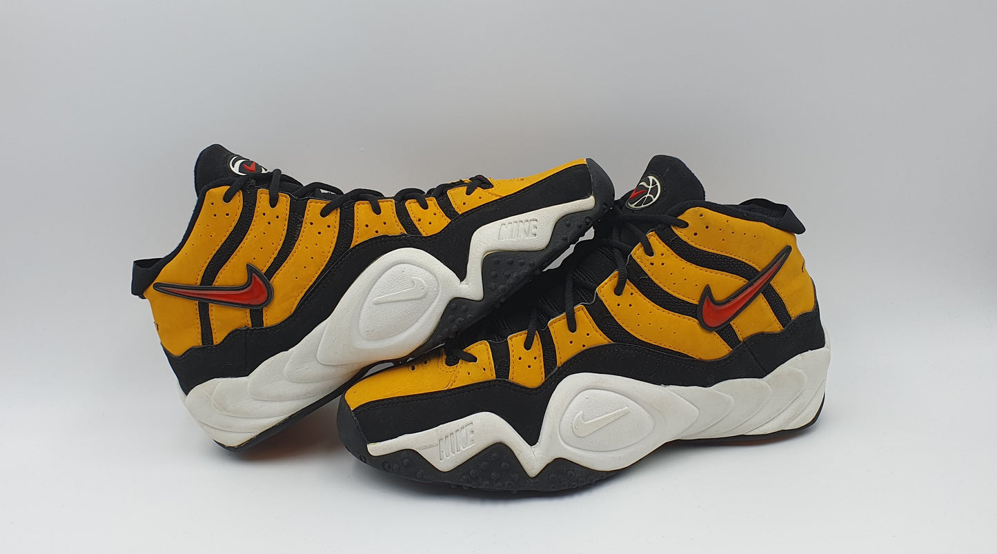 *TOP* Vintage 1997 Nike Air Zoom Flight 1.0 gelb UK 10 / EUR 45