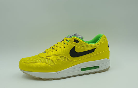 *LIKE NEW* 2014 Nike Air Max 1 FB PRM QS Yellow UK 12 / EUR 47.5
