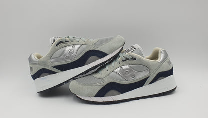 *NEU* 2021 Saucony Shadow 6000 Sample Silber Gr. UK 8 / EUR 42,5