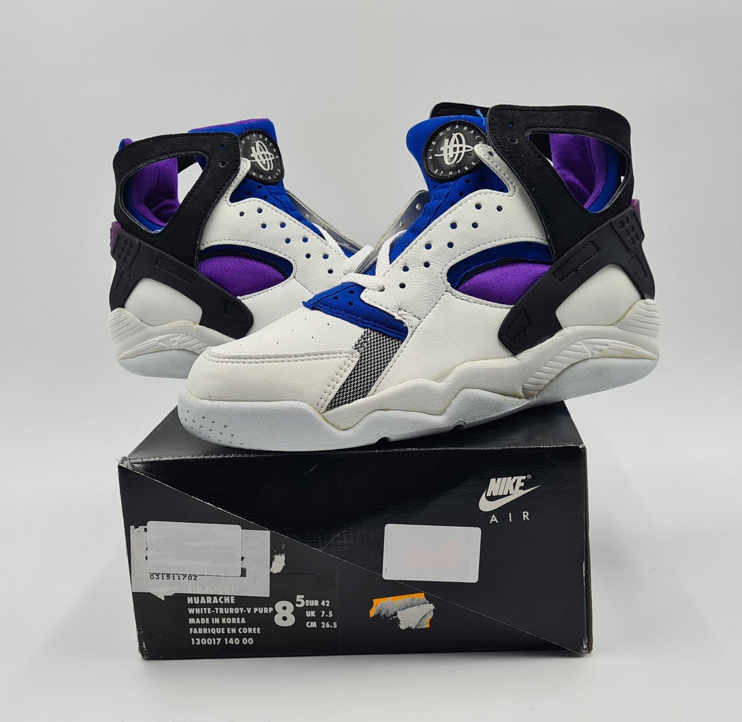 *NEU* Vintage 1992 Nike Air Flight Huarache UK 7,5 / EUR 42