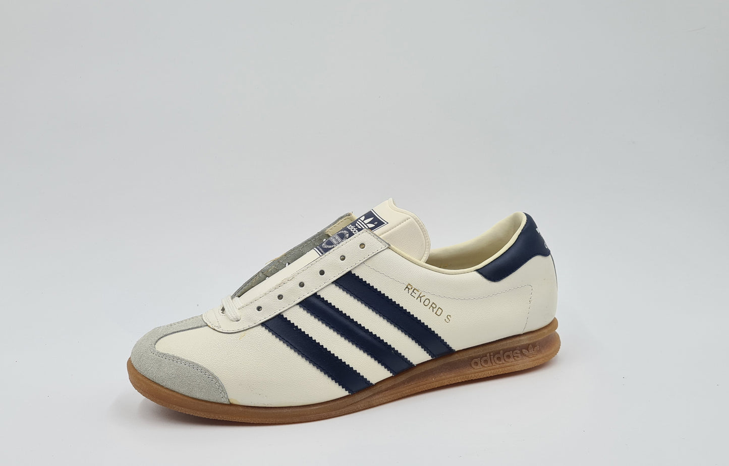 *NEW* Vintage 1980s Adidas Rekord S UK 10 / EUR 44 2/3