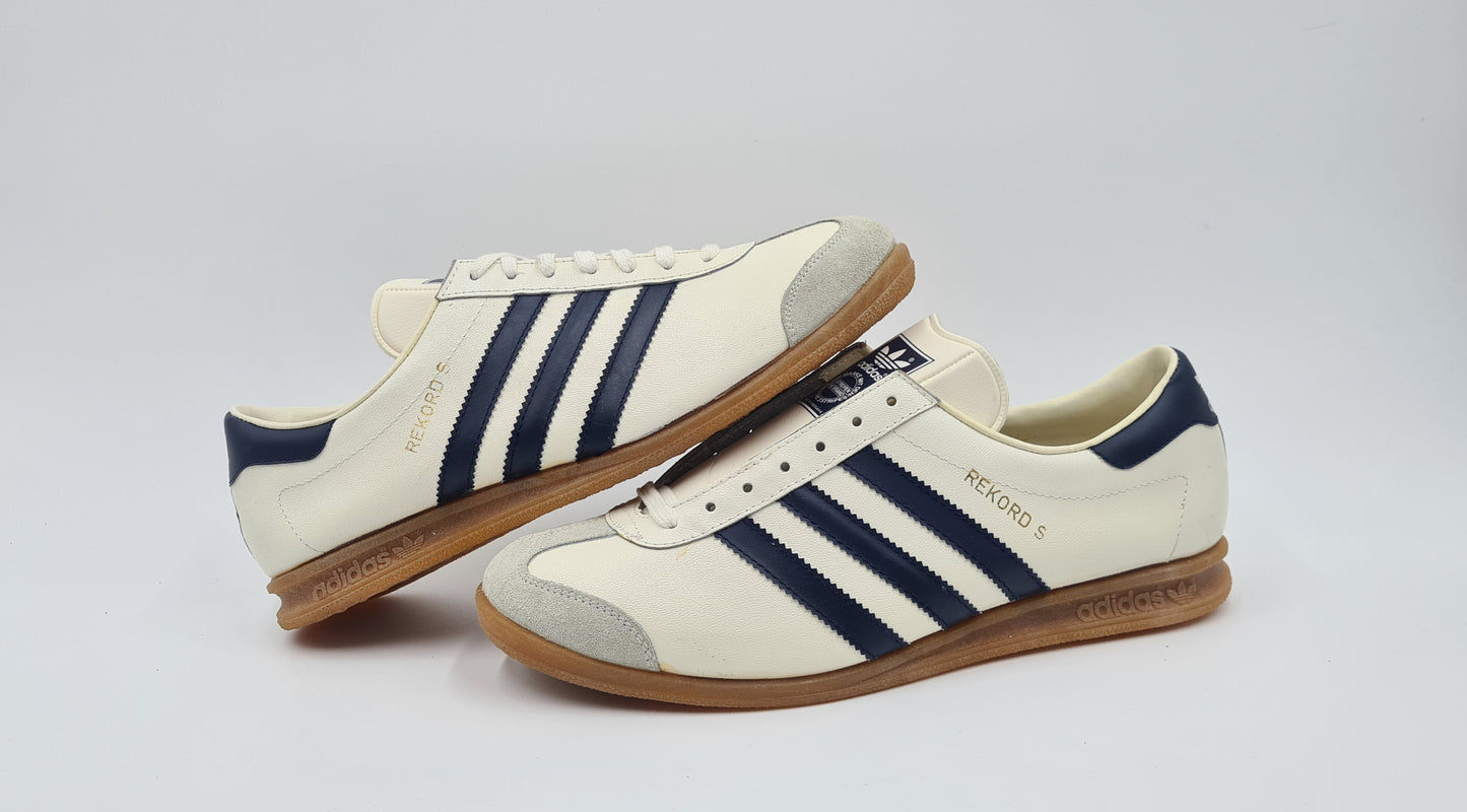 *NEW* Vintage 1980s Adidas Rekord S UK 10 / EUR 44 2/3