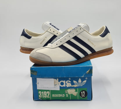 *NEW* Vintage 1980s Adidas Rekord S UK 12 / EUR 47 1/3