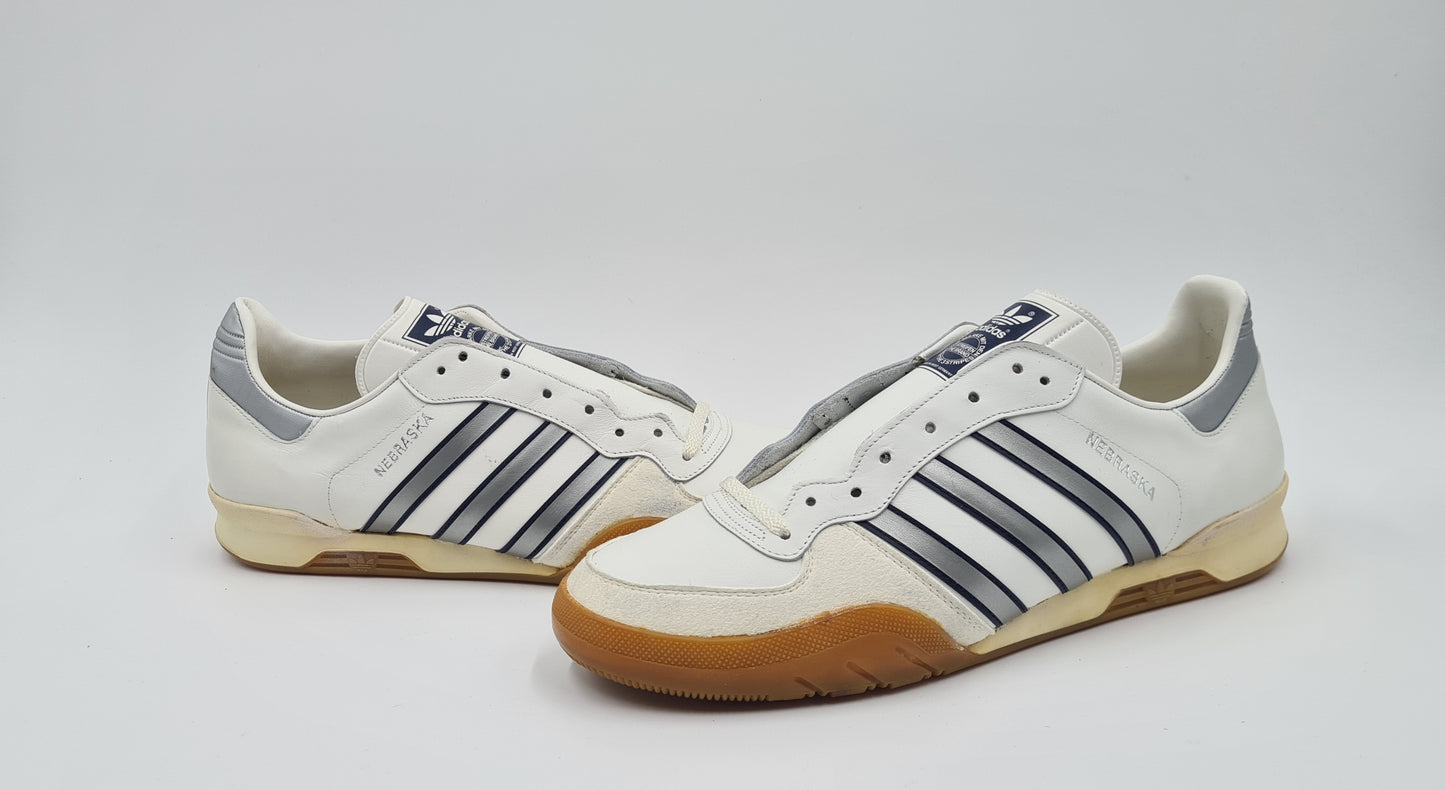 *BNIB* Vintage 1980s Adidas Nebraska UK 10.5 / EUR 45 1/3
