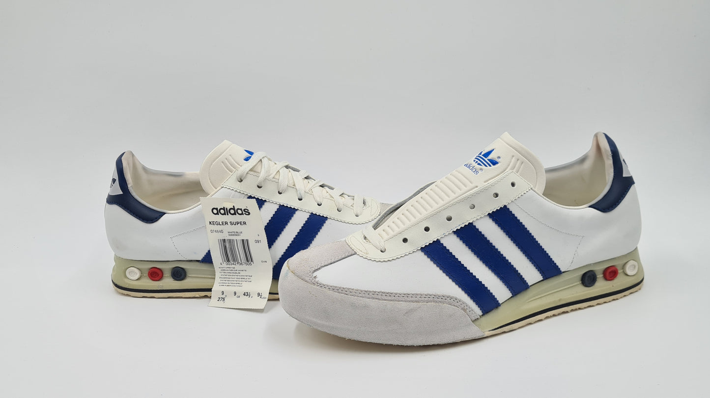 *NEW* Vintage 1994 Adidas Kegler Super Retro UK 9 / EUR 43 1/3