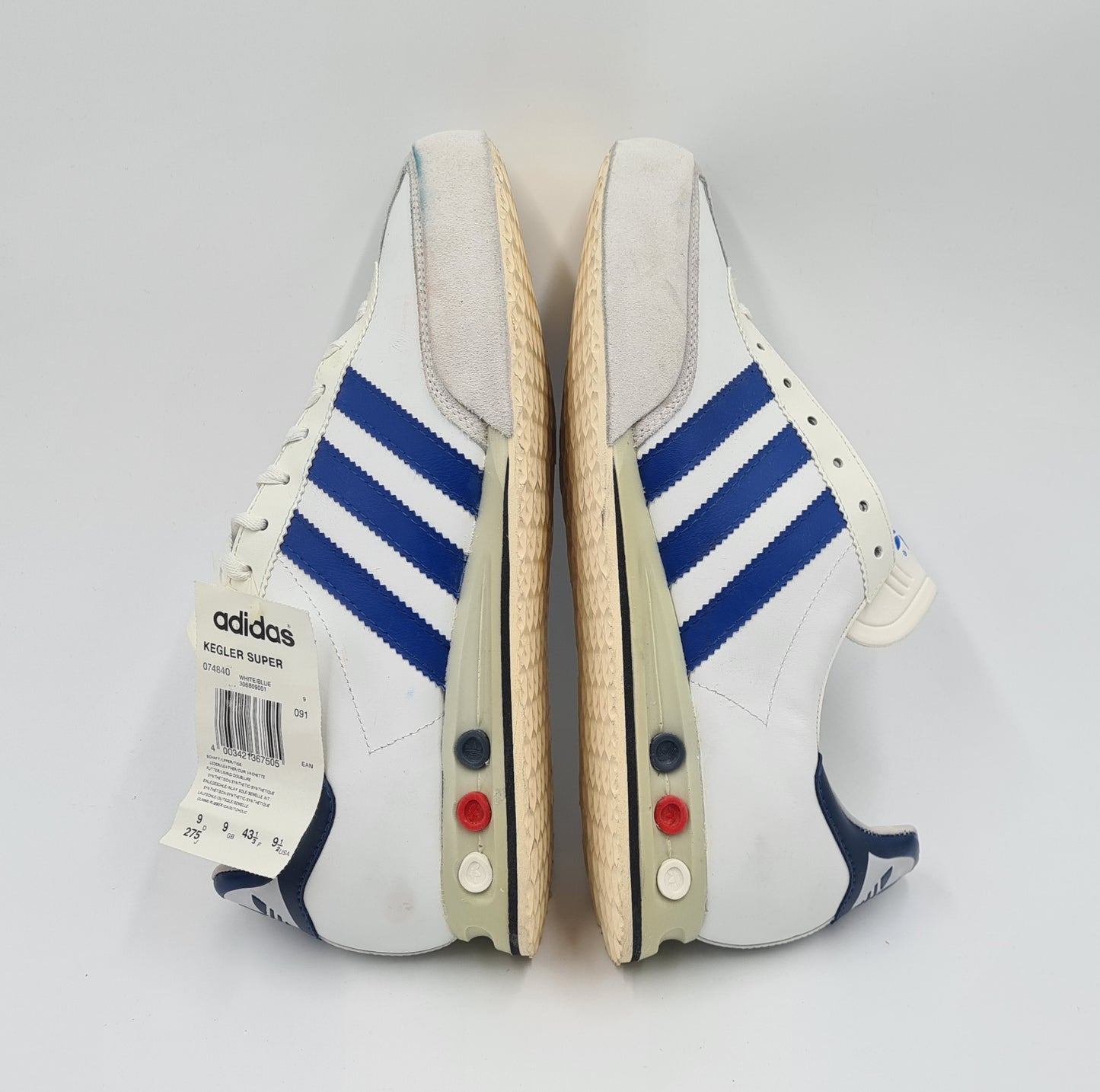*NEW* Vintage 1994 Adidas Kegler Super Retro UK 9 / EUR 43 1/3