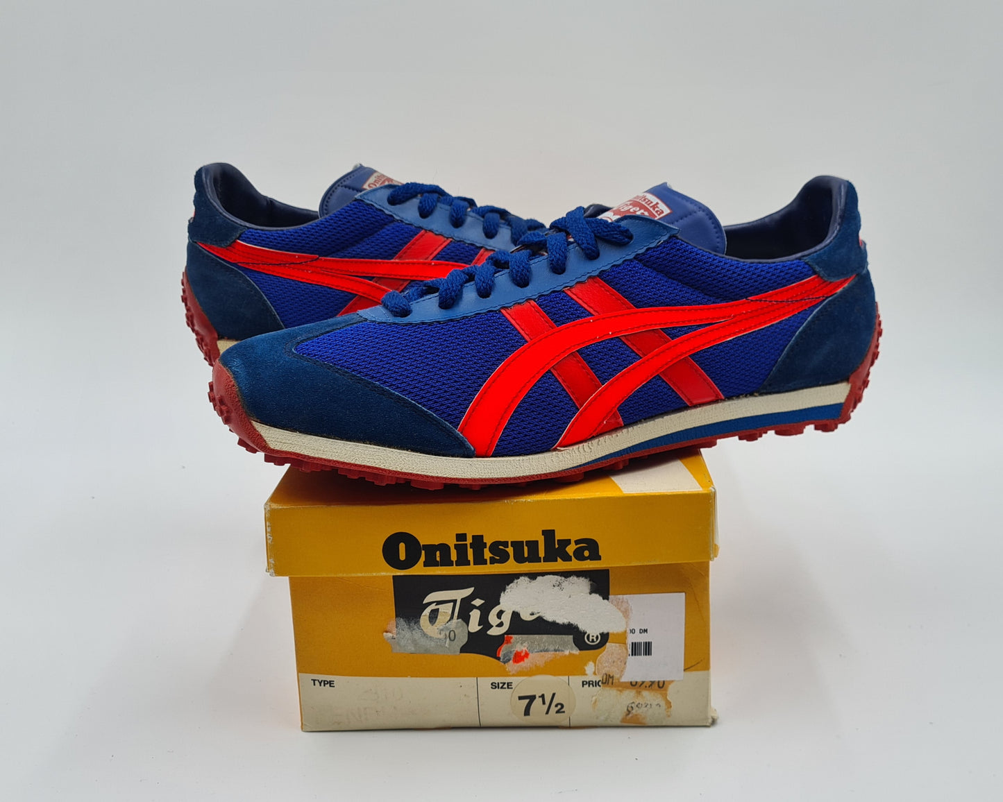 *NEU* Vintage 1970er Onitsuka Tiger Asics Enduro Made in West Germany US 7,5 / EUR 40,5