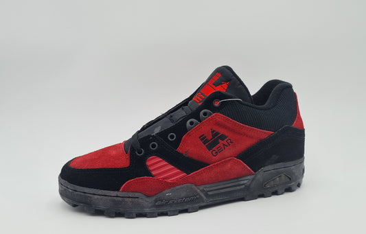 *NEU* Vintage 1990er LA Gear Land Mark Landmark Rot UK 9,5 / EUR 44,5