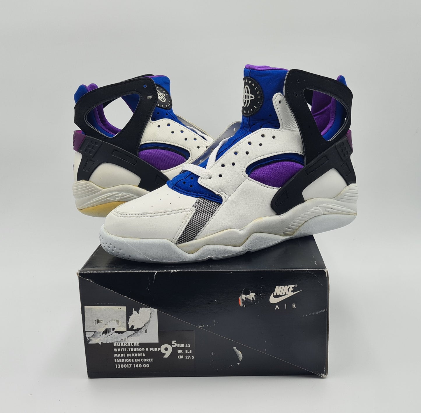*NEU* Vintage 1992 Nike Air Flight Huarache UK 8,5 / EUR 43