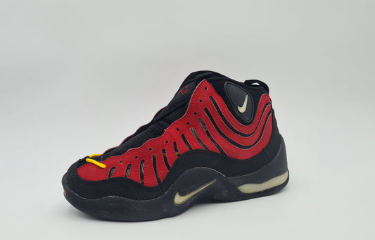 *NEU* Vintage 1997 Nike Air Bakin Varsity Red Tim Hardaway UK 8,5 / EUR 43