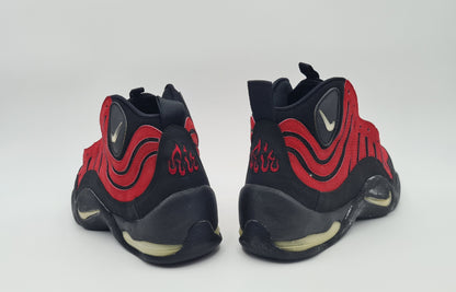 *NEW* Vintage 1997 Nike Air Bakin Varsity Red Tim Hardaway UK 8.5 / EUR 43
