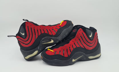 *NEW* Vintage 1997 Nike Air Bakin Varsity Red Tim Hardaway UK 8.5 / EUR 43
